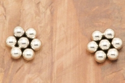 Artie Yellowhorse Sterling Silver Flower Post Earrings